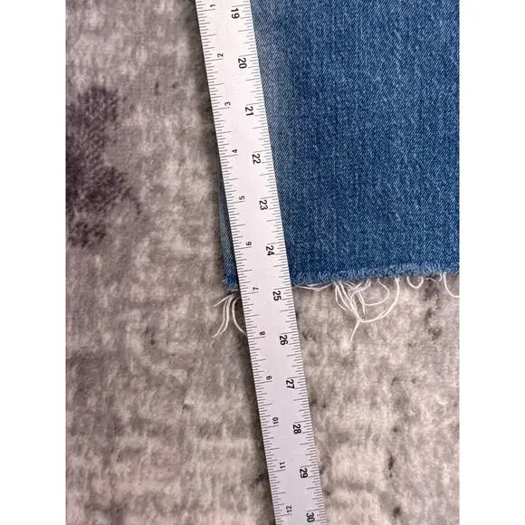 FRAME Jeans 25 Womens Le Sylvie Kick Boot Cut Sew Patchwork Denim - Picture 5 of 8